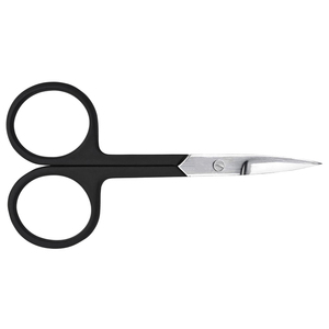 Ciseaux à manucure en acier inoxydable, lame tranchante, manche rond, coupe-cuticules, outils de beauté, taille adulte, 3,5 pouces, manche noir - Product Image 2