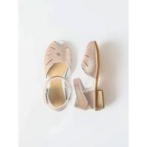 Sandalias de Tacón para Niñas OZKIZ, Estilo Coreano, de 2 a 7 Años, Diseño Abierto con Patrón de Diamantes, Transpirables, Venta al Por Mayor - Product Image 1