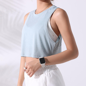 Débardeurs de sport personnalisés pour femmes, design uni, nouveau modèle, matière 100% coton - Product Image 3