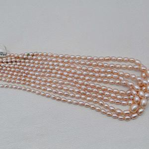 Perlas de Agua Dulce Naturales de Color Rosa, Forma de Arroz, de 4mm-10mm, para la Elaboración de Joyas Elegantes y Productos Hechos a Mano - Product Image 5