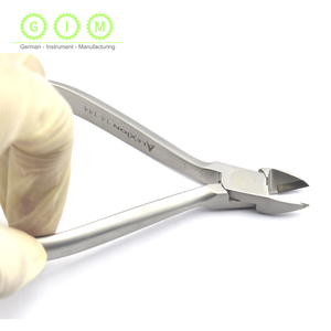 Mini Ergonomic Ligature Cutter 12-Jaw Positions Metal Inserted Jaw Rust-Free Dental Orthodontic Plier for Soft <b>Wires</b> 0.015" - Product Image 1