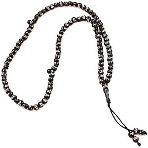 Rosario de Oración Islámico de Buena Calidad, 99 Piezas, Cuentas de Vidrio de 6mm, Tasbih Musulmán, Cuentas de Madera para Dhikr - Product Image 6