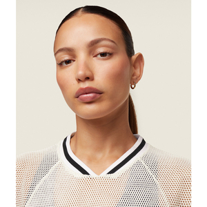 Jersey Corto de Malla Estilo Vintage para Adultos Unisex, Ropa Urbana OEM, Transpirable, de Verano, Alta Calidad, Colores Personalizados en la Parte Delantera - Product Image 5