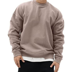 Conjuntos de Sudadera de Invierno para Hombre con Logotipo Personalizado, 100% Algodón, Ropa Deportiva Transpirable, Diseño de Patrón Sólido, Sudadera en Venta - Product Image 1