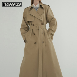 New Fashion Customized Oversized Jacket <b>Trench</b> <b>Coat</b> Windproof Double Breasted <b>Coat</b> Long Gray <b>Trench</b> <b>Coat</b> - Product Image 1