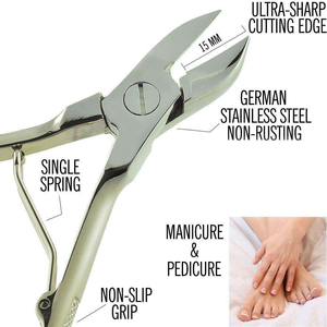 Coupe-ongles professionnel en acier inoxydable, coupe-ongles droit pour les ongles des orteils et des doigts, durable, de haute qualité, manucure/pédicure - Product Image 3