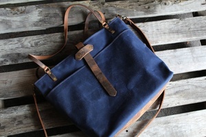 Sac à bandoulière en toile pour sorties décontractées, grande capacité et design épuré pour un usage quotidien - Product Image 3