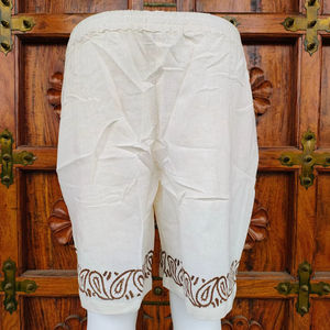 Shorts amples décontractés en coton et lin, longueur genou, pour hommes et femmes, imprimé ethnique, taille élastique, été, plage, streetwear, ODM - Product Image 2