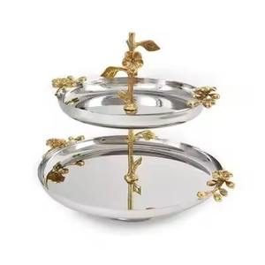 Support à chocolats en métal design, plateforme élégante pour la présentation de bonbons, idéal pour les réceptions et les événements de luxe, présentoir à desserts - Product Image 1