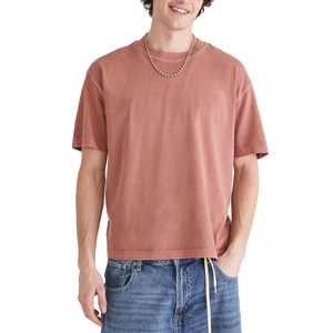 Camisetas de hombre con hombros caídos, estilo casual y corte holgado, colores lisos. Ropa en stock, ropa a granel, ropa mixta, fardos de ropa, ropa usada. - Product Image 3