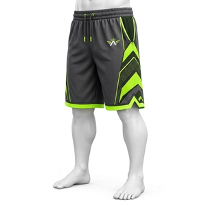 Shorts de basketball sur mesure, fabriqués avec un tissu durable, des coutures de qualité, une structure confortable et une finition soignée. - Product Image 5
