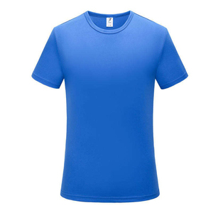 T-shirts en coton uni de qualité supérieure à manches courtes pour hommes et femmes, personnalisables en gros OEM/ODM, respirants, col rond classique, décontractés, vente en gros - Product Image 6