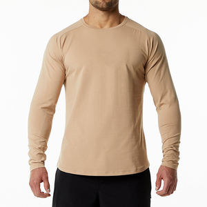 Chemises à manches longues 100 % coton respirantes, unies et basiques, idéales pour la collection d'été – Vente en gros - Product Image 2