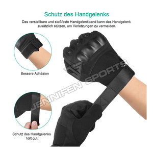 Gants de moto en cuir Magic Strap pour vélo tout-terrain, compatibles écran tactile, pour la conduite sportive et la course, pour homme, hiver - Product Image 3
