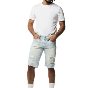Pantalones Cortos de Mezclilla para Hombre de Alta Calidad, Diseño Personalizado, Precio Razonable, Logotipo Personalizado, Servicio OEM - Product Image 3