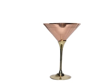 Verre à Martini en cuivre pur Verre à cocktail de qualité alimentaire de qualité supérieure avec tige en laiton pour les fêtes et cadeaux de restaurants de bar à domicile - Product Image 6