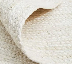 Alfombras de yute natural con detalles blancos, alfombra de yute para venta al por mayor, decorativa para hoteles, resorts, hogares, hecha en Vietnam, Nhat Minh - Product Image 3