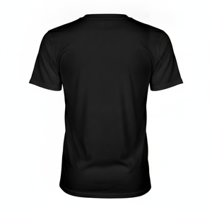 Camiseta Negra con Cuello en V para Hombre, Conciencia sobre la Salud Mental, No Todas las Heridas Son Visibles, Gráfico de Silicona Verde, Estampado de Serotonina - Product Image 2