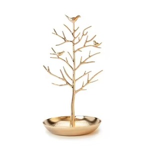 Modern Metal Jewelry <b>Tree</b> Stand Black Branch Design <b>Necklace</b> Earring Holder for Home Vanity Storage - Product Image 6