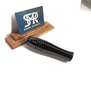 Manche d'outil artisanal en corne de buffle noir poli, écologique, robuste et durable pour outils à main industriels et projets personnalisés - Product Image 5