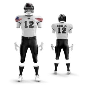 Uniformes de football américain personnalisés |   Tenues d'équipe pour adultes |   Court |   Respirant |   Sublimation |   Quantité minimum de commande : 20 ensembles |   Échantillons de 7 jours |   OEM - Product Image 1