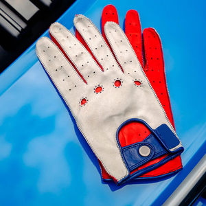 Gants de conduite en cuir sur mesure de haute qualité pour hommes, compatibles avec les écrans tactiles, respirants, pour un usage quotidien, toutes tailles - Product Image 1