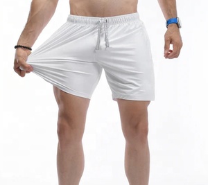 Custom Men's High Street Sports Shorts Double-<b>Layer</b> Heat-Transfer Printed Solid 100% Polyester Gym Basketball Inseam Street Wear - Product Image 5