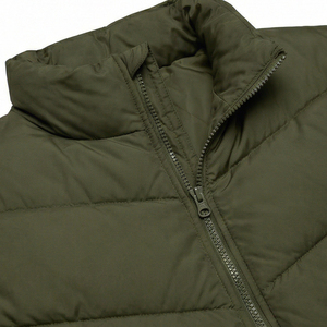 <b>Lightweight</b> Hooded Canvas Puffer <b>Jacket</b> <b>Men's</b> Winter Quilted Warm Waterproof Casual Outdoor Front Logo Custom OEM Factory - Product Image 6