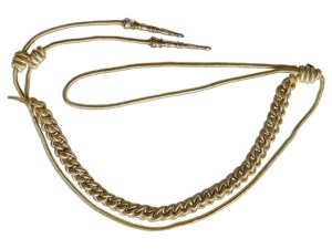Aiguillettes belgas para oficiales mayores, con aiguilletes doradas, insignia ceremonial en forma de cordón utilizada para indicar alto rango. - Product Image 5