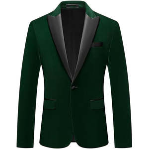 Costume de cérémonie pour homme de haute qualité en polyester et coton, blazer et pantalon, grandes tailles, infroissable, respirant, pour mariage et soirée - Product Image 1