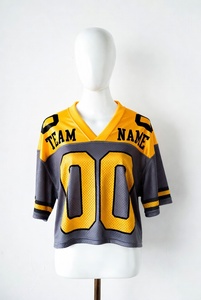 Maillot de football américain personnalisé à prix abordable, maillot de lacrosse unisexe en maille de haute qualité, maillot de sport tout en maille pour hommes et femmes - Product Image 3