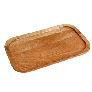 Wholesale Minimalist Oval Wooden Serving Dish Eco-Friendly Wooden Platter Custom <b>Solid</b> <b>Wood</b> <b>Desk</b> Organizer For Home Hotels Usage - Product Image 5