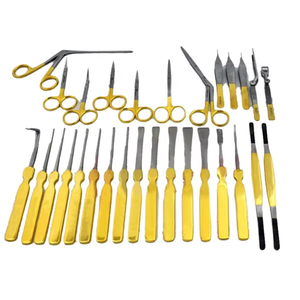 Ensemble d'instruments de rhinoplastie de qualité supérieure, 50 pièces, en acier inoxydable, pour la reconstruction nasale, chirurgie plastique, kit orthopédique, marquage CE ISO - Product Image 1