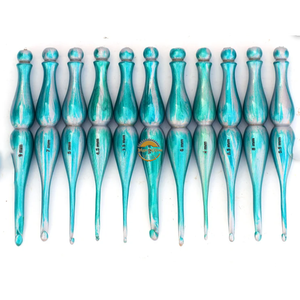 Wooden Crochet Hooks <b>Set</b> of 7 for Knitting Crocheting Sizes Engraved Rosewood Wooden Handicrafts Great Gift Item by AYAANS - Product Image 3