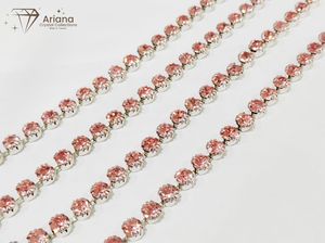 Cadena de Cristal Multicolor con Pedrería en Rollo para la Creación de Joyas, Manualidades, Decoración de Prendas, Adornos Nupciales y Moda - Product Image 2