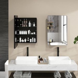 Armadietto a Specchio Multifunzionale per Bagno 20 X 30 Pollici con Ripiani Regolabili - Product Image 2