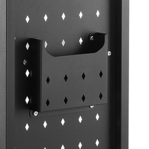 Carrello Porta Libri con Ruote, Capacità 150 kg, Dimensioni 97 x 51.6 x 122.5 cm, Scaffali Metallici a Doppio Lato a Forma di W, Altezza 7.6 cm - Product Image 3