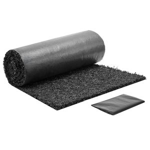 96 X 24 Recycled Rubber Mulch Mat Roll 0.5 Thick Cuttable Natural-Looking Weed Barrier for <b>Pest</b> <b>Control</b> Reduced Weed Growth - Product Image 1