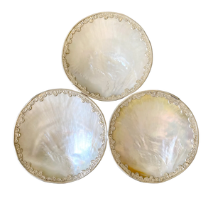 Luxury Fish Flower MOP Shell Serving Plate Long Shape <b>Mirror</b> Polished Finish Custom Engraved Logo Wedding Storage - Product Image 2