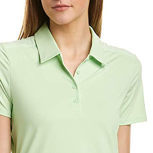Camisetas de Punto para Mujer, Diseño Nuevo y Popular, Logotipo Personalizado, Color Sólido, Transpirables, Ecológicas, de Secado Rápido, 100% - Product Image 1