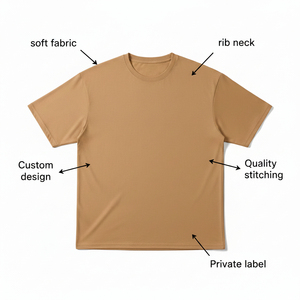 Camiseta Oversize Personalizada, Precio de Fábrica OEM/ODM, Mezcla de Algodón de Alta Calidad, Suave y Cómoda, Proveedor de Ropa Casual Urbana - Product Image 3