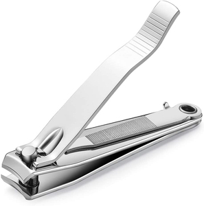 Premium Heavy Duty Stainless Steel <b>Nail</b> Cutter Clipper Wide Jaw Opening for Finger Toenail Thick <b>Nails</b>-Professional Grooming - Product Image 4