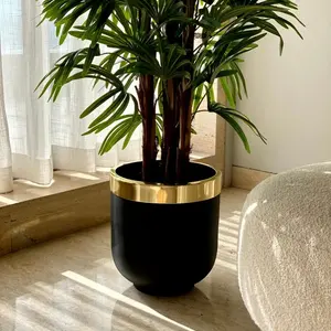 Diseño elegante en negro y dorado, fácil de mantener y limpiar, perfecto para interiores modernos, de proveedor indio para exportación a granel. - Product Image 6