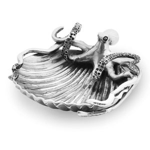 Bol en aluminium artisanal en forme de pieuvre pour décoration de maison de luxe, table à manger, design artistique unique - Product Image 5