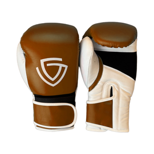 Guantes de Cuero Vacuno de Alta Calidad Profesional, Color Personalizado, Transpirables y Absorbentes de Humedad, con Cierre para Boxeo - Product Image 1
