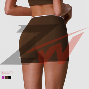 Solid Color High-Waisted <b>Yoga</b> <b>Shorts</b> for Women Quick Dry Breathable Fitness Sport Stretch Gym Running Fitness <b>Shorts</b> Design - Product Image 4