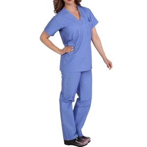 Advanced Polyester Antimicrobial Soft Aerated Treatment Apparel Nursing Scrub Outfit Durable Comfort Hospital Uniform - Product Image 3