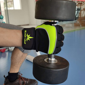 Gants de musculation professionnels mi-doigts en néoprène avec fermeture à lacets pour la gym et l'entraînement – Vente en gros - Product Image 2