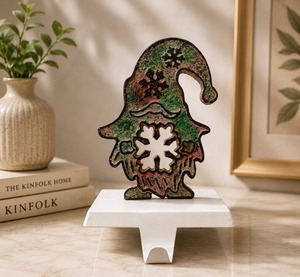 Hot Sale Modern Metal Christmas Stocking Holder Decorative with Scratch Resistant Finish for Mantels <b>Shelves</b> and Tables Use - Product Image 1