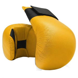 Protège-mains de kickboxing de haute qualité, respirant, antidérapant, bleu, pour l'entraînement, légers, pour le karaté et le sparring - Product Image 5